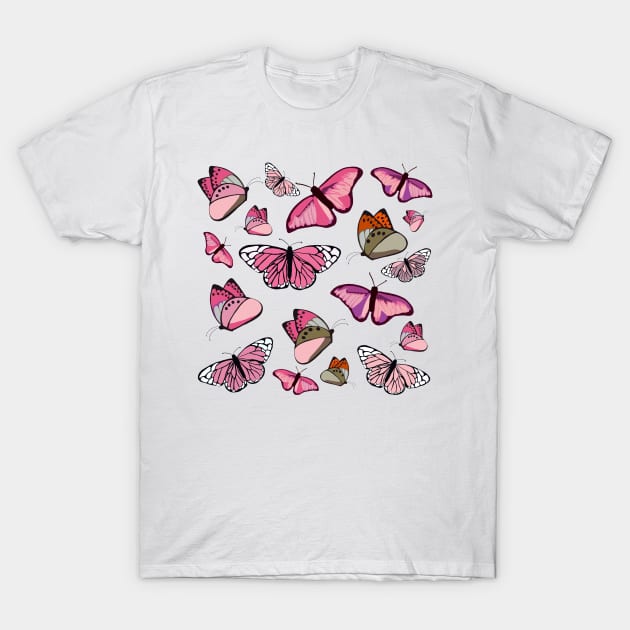 Butterflies T-Shirt by smoochugs